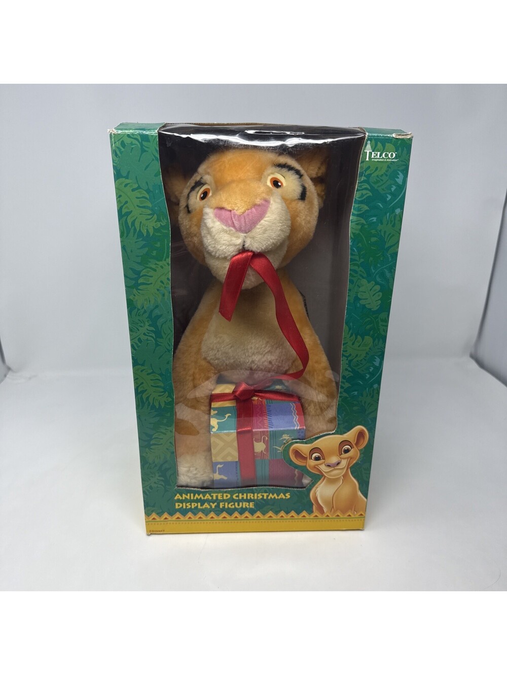 1996 Telco Motionette Disney Lion King Kiara Animated Christmas Decor